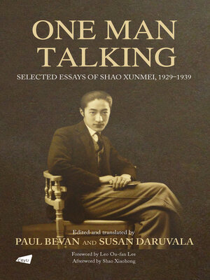 cover image of One Man Talking